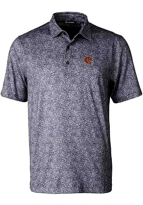 Cutter and Buck Cincinnati Bengals Mens Helmet Pike Constellation Short Sleeve Polo