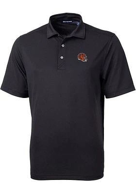 Cutter and Buck Cincinnati Bengals Mens Helmet Virtue Eco Pique Short Sleeve Polo