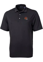 Cutter and Buck Cincinnati Bengals Mens Helmet Virtue Eco Pique Short Sleeve Polo