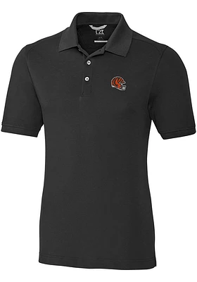 Cutter and Buck Cincinnati Bengals Mens Helmet Advantage Short Sleeve Polo