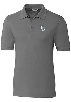 Cutter and Buck Tampa Bay Rays Mens Advantage Short Sleeve Polo