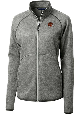 Cutter and Buck Cincinnati Bengals Womens Grey Helmet Mainsail Light Weight Jacket