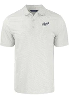 Cutter and Buck Dayton Flyers White Pike Symmetry Vault Big Tall Polo