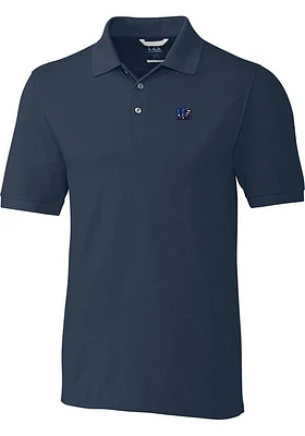 Cutter and Buck Cincinnati Bengals Navy Blue Advantage Big Tall Polo