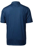 Cutter and Buck Cincinnati Bengals Mens Navy Blue Americana Pike Double Dot Short Sleeve Polo