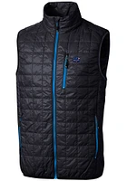 Cutter and Buck Cincinnati Bengals Mens Navy Blue Rainier PrimaLoft Sleeveless Jacket