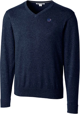 Cutter and Buck Cincinnati Bengals Mens Navy Blue Lakemont Long Sleeve Sweater