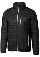 Cutter and Buck Miami Marlins Mens Black Rainier PrimaLoft Puffer Filled Jacket