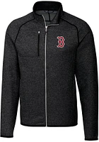 Cutter and Buck Boston Red Sox Mens Charcoal Mainsail Medium Weight Jacket