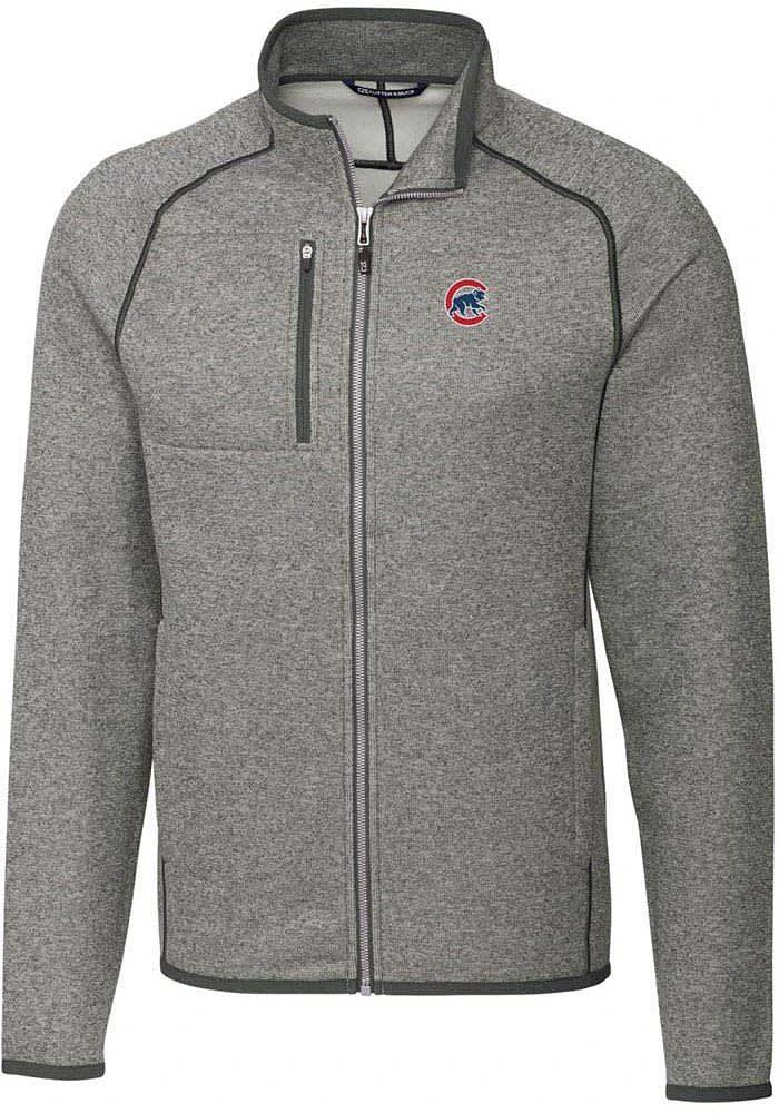 Cutter and Buck Chicago Cubs Mens Mainsail Medium Weight Jacket