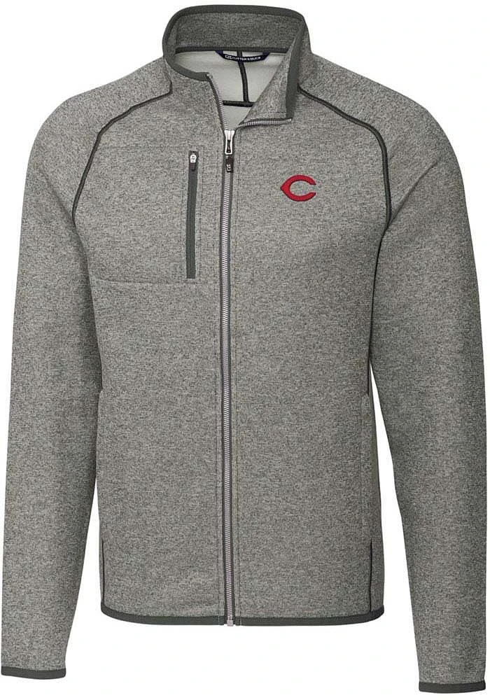 Cutter and Buck Cincinnati Reds Mens Mainsail Medium Weight Jacket