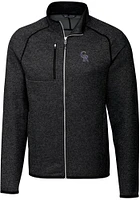 Cutter and Buck Colorado Rockies Mens Charcoal Mainsail Medium Weight Jacket