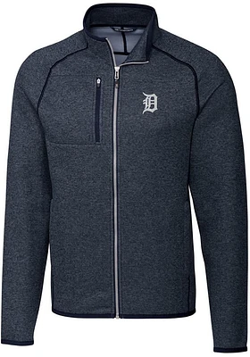 Cutter and Buck Detroit Tigers Mens Navy Blue Mainsail Medium Weight Jacket