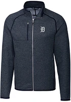 Cutter and Buck Detroit Tigers Mens Navy Blue Mainsail Medium Weight Jacket