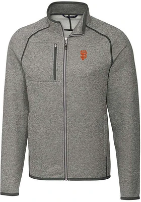 Cutter and Buck San Francisco Giants Mens Grey Mainsail Medium Weight Jacket