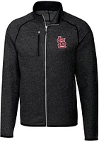 Cutter and Buck St Louis Cardinals Mens Grey Mainsail Medium Weight Jacket