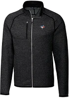 Cutter and Buck Toronto Blue Jays Mens Charcoal Mainsail Medium Weight Jacket