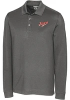 Cutter and Buck Dayton Flyers Mens Advantage Vault Long Sleeve Polo Shirt