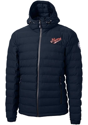 Cutter and Buck Dayton Flyers Mens Navy Blue Mission Ridge Repreve Vault Filled Jacket