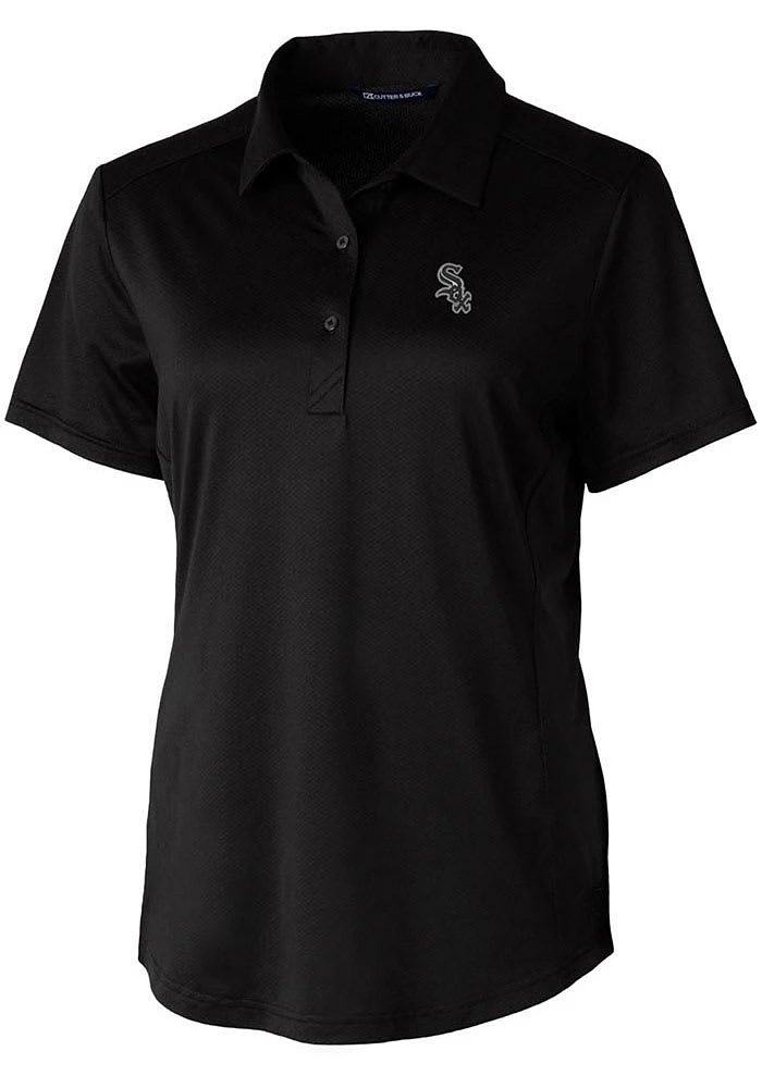 Cutter and Buck Chicago White Sox Womens Prospect Textured Short Sleeve Polo Shirt