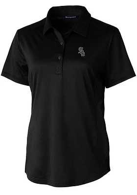 Cutter and Buck Chicago White Sox Womens Prospect Textured Short Sleeve Polo Shirt
