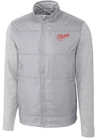 Cutter and Buck Dayton Flyers Mens Grey Stealth Vault Medium Weight Jacket