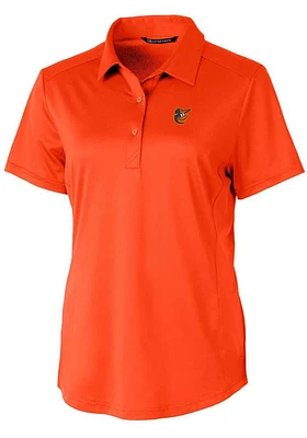 Cutter and Buck Baltimore Orioles Womens Prospect Textured Short Sleeve Polo Shirt