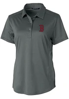 Cutter and Buck Boston Red Sox Womens Prospect Textured Short Sleeve Polo Shirt