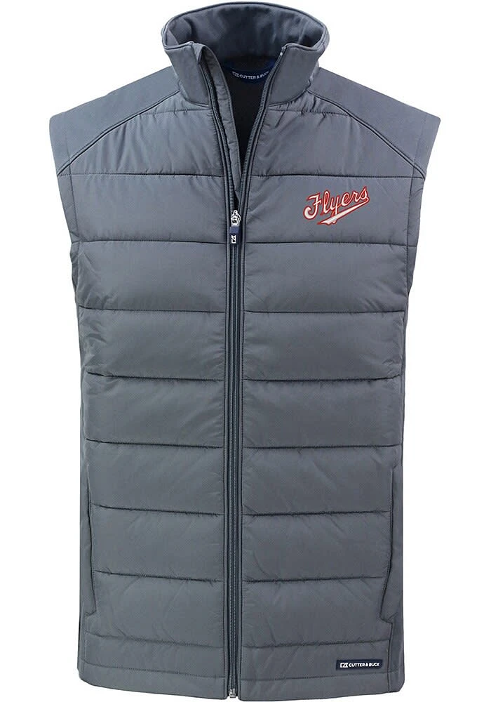 Cutter and Buck Dayton Flyers Mens Grey Vault Evoke Sleeveless Jacket