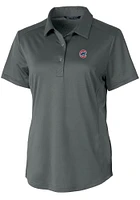 Cutter and Buck Chicago Cubs Womens Prospect Textured Short Sleeve Polo Shirt