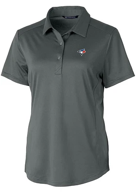 Cutter and Buck Toronto Blue Jays Womens Prospect Textured Short Sleeve Polo Shirt