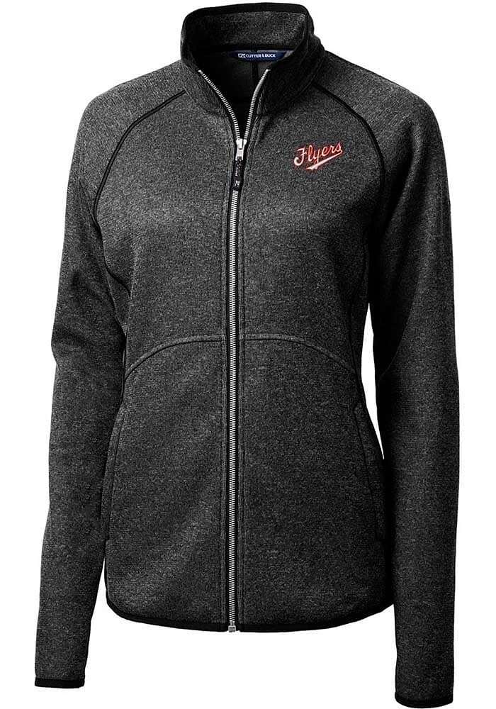 Cutter and Buck Dayton Flyers Womens Charcoal Mainsail Vault Light Weight Jacket