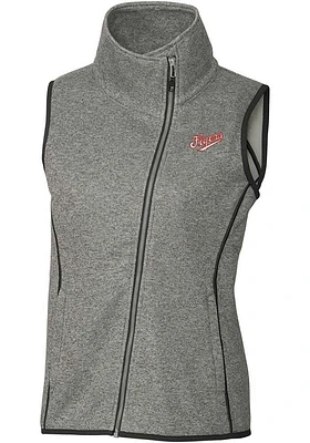 Cutter and Buck Dayton Flyers Womens Grey Vault Mainsail Asymmetrical Vest