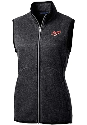 Cutter and Buck Dayton Flyers Womens Charcoal Vault Mainsail Vest