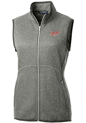 Cutter and Buck Dayton Flyers Womens Grey Vault Mainsail Vest