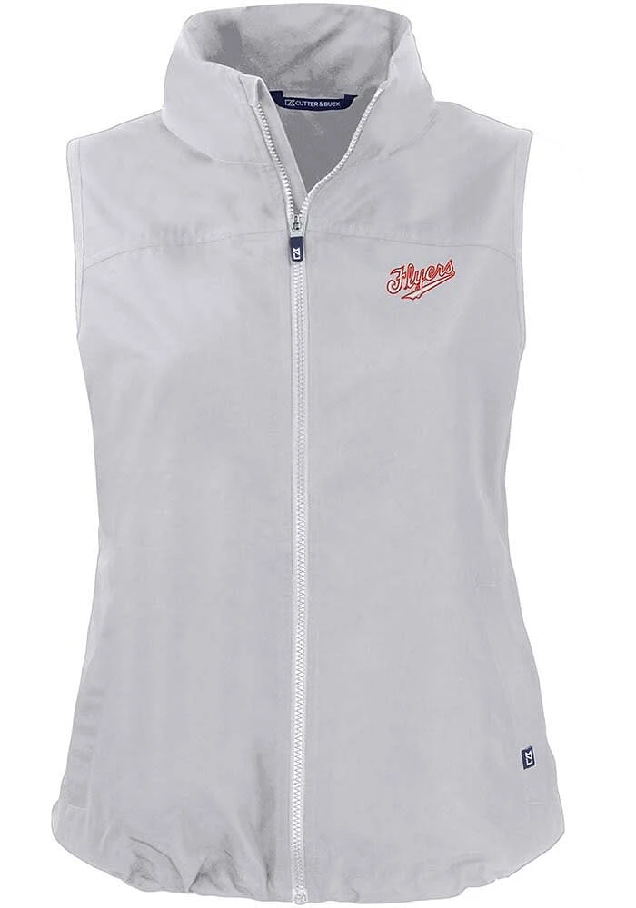 Cutter and Buck Dayton Flyers Womens Grey Charter Vault Vest