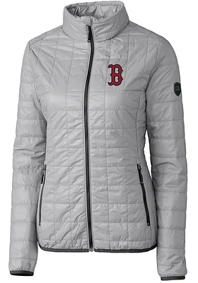 Cutter and Buck Boston Red Sox Womens Rainier PrimaLoft Puffer Filled Jacket