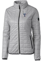 Cutter and Buck Texas Rangers Womens Rainier PrimaLoft Puffer Filled Jacket