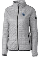 Cutter and Buck Tampa Bay Rays Womens Rainier PrimaLoft Puffer Filled Jacket