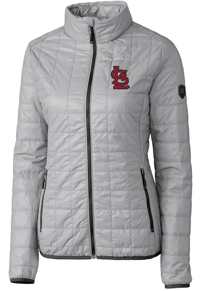 Cutter and Buck St Louis Cardinals Womens Rainier PrimaLoft Puffer Filled Jacket