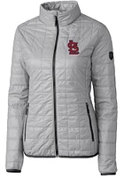 Cutter and Buck St Louis Cardinals Womens Rainier PrimaLoft Puffer Filled Jacket