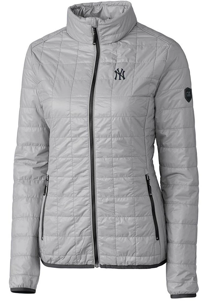 Cutter and Buck New York Yankees Womens Rainier PrimaLoft Puffer Filled Jacket