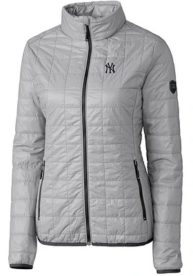 Cutter and Buck New York Yankees Womens Rainier PrimaLoft Puffer Filled Jacket