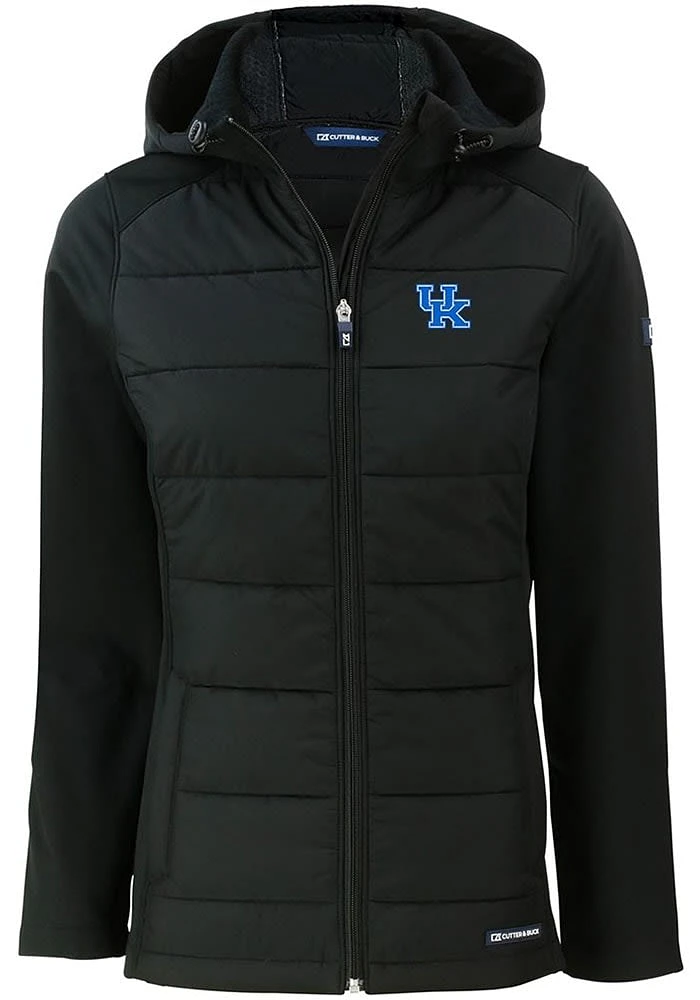 Cutter and Buck Kentucky Wildcats Womens Evoke Hood Heavy Weight Jacket