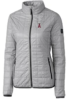 Cutter and Buck Los Angeles Angels Womens Rainier PrimaLoft Puffer Filled Jacket