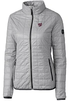 Cutter and Buck Washington Nationals Womens Rainier PrimaLoft Puffer Filled Jacket