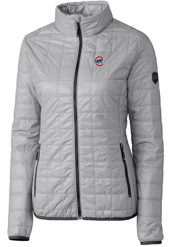 Cutter and Buck Chicago Cubs Womens Rainier PrimaLoft Puffer Filled Jacket