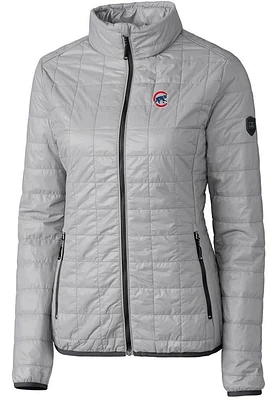 Cutter and Buck Chicago Cubs Womens Rainier PrimaLoft Puffer Filled Jacket