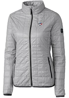 Cutter and Buck Toronto Blue Jays Womens Rainier PrimaLoft Puffer Filled Jacket
