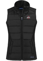 Cutter and Buck Ohio State Buckeyes Womens Solid Evoke Vest